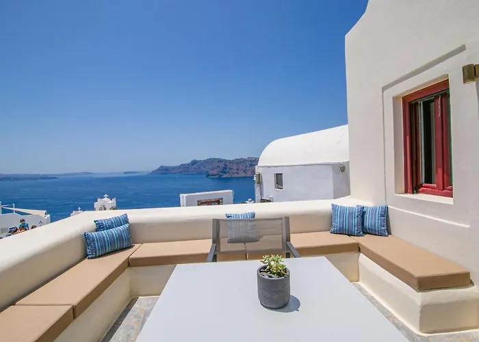 Elegant Santorini Mariniou Private Hot Tub Air Conditioning Oia